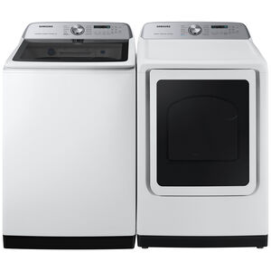 Samsung 27 in. 5.2 cu. ft. Smart Top Load Washer with Super Speed Wash - White, , hires