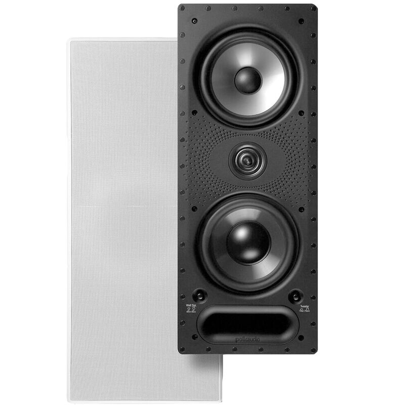 Polk 265-LS High Quality In-Wall Speaker with 6.5" Drivers - White, , hires