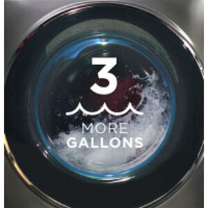 GE 28 in. 4.6 cu. ft. Smart Stackable Front Load Washer with Sanitize with Oxi - Carbon Graphite, , hires