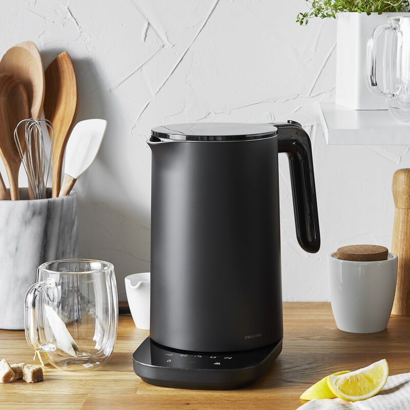 Zwilling Enfinigy 1.5-Liter Cool Touch Electric Kettle Pro - Black, , hires