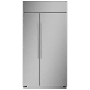 Monogram 42 in. 25.2 cu. ft. Built-In Smart Counter Depth Side by Side Refrigerator with Ice Maker - Stainless Steel, , hires