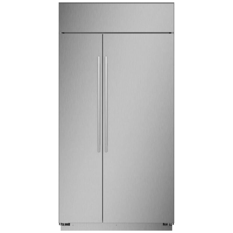 Monogram 42 in. 25.2 cu. ft. Built-In Smart Counter Depth Side by Side Refrigerator with Ice Maker - Stainless Steel, , hires