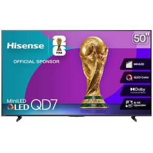 Hisense - 50" Class QD7 Series Mini LED 4K UHD Smart Fire TV, , hires