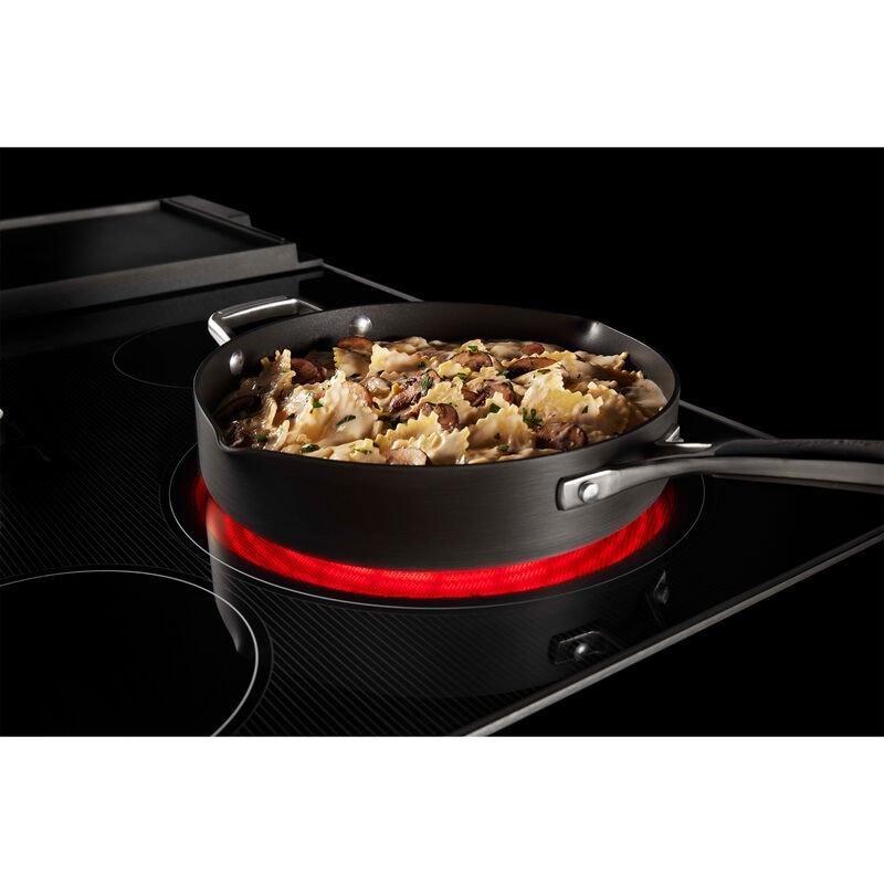 Maytag 36 in. 5-Burner Electric Cooktop with Power Burner, Reversible Grill & Griddle - Stainless Steel, , hires