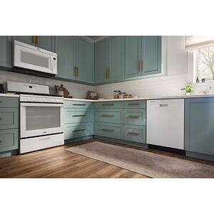 Whirlpool 30 in. 5.1 cu. ft. Gas Range with 5 Sealed Burners - White, White, hires
