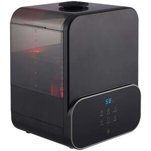 Midea 1.6 gal. Ultrasonic Humidifier with Warm and Cool Mist, for Spaces up to 215 sq. ft. - Black, , hires