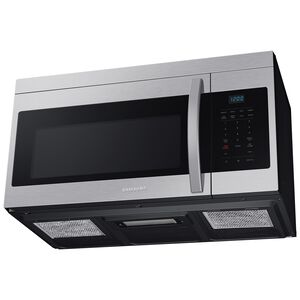 Samsung 30 in. 1.6 cu. ft. 1000W Over-the-Range Microwave with 300 CFM - Stainless Steel, Stainless Steel, hires