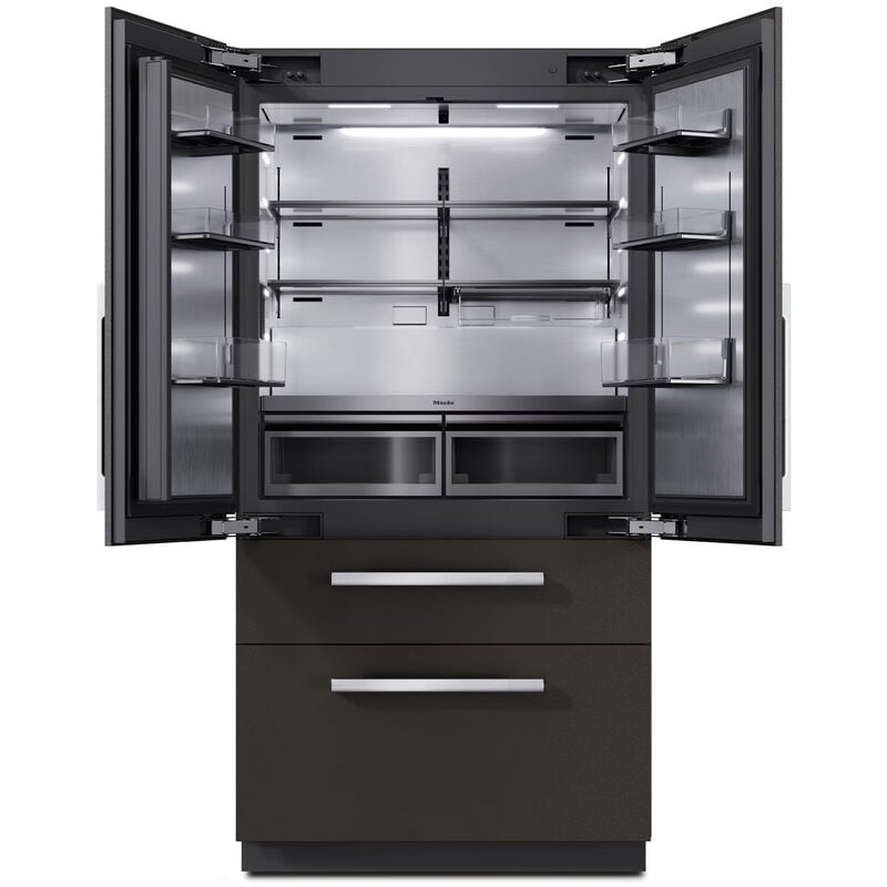 Miele MasterCool Series 42 in. 23.1 cu. ft. Built-In Smart Counter Depth 4-Door French Door Refrigerator with Internal Water Dispenser - Custom Panel Ready, , hires