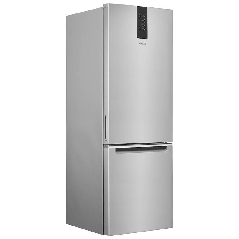 Whirlpool 24 in. 12.9 cu. ft. Counter Depth Bottom Freezer Refrigerator Black Stainless Steel