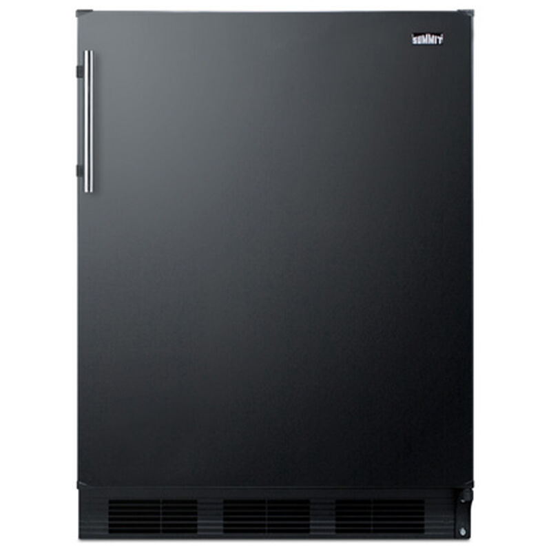 Summit 24 in. 5.8 cu. ft. Undercounter Refrigerator - Black, , hires