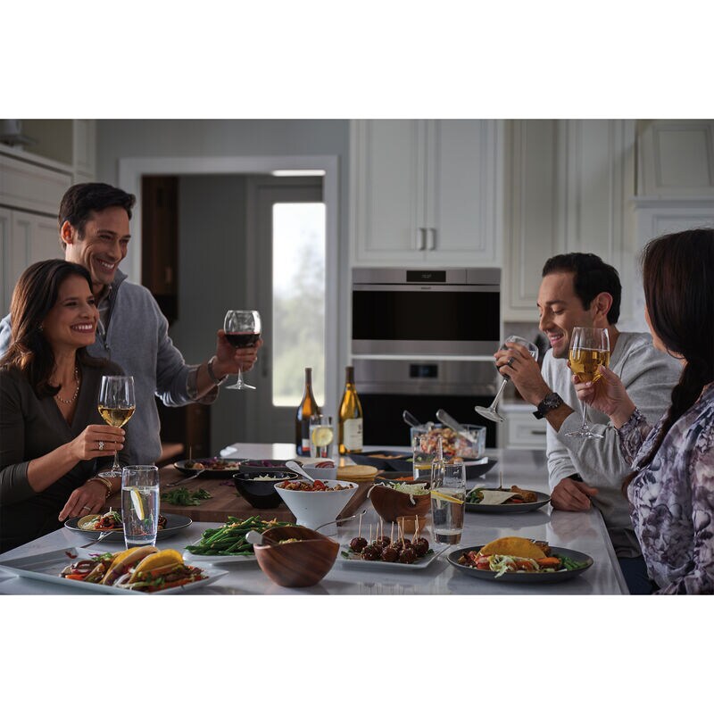 Wolf M Series 30 in. 2.4 cu. ft. Steam Electric Single Wall Oven with Dual Convection - Stainless Steel, , hires