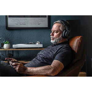 Victrola Hi-Res Carbon Turntable - Black/Silver, , hires