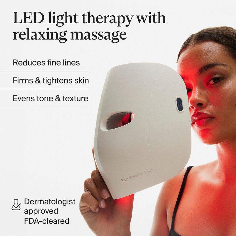 Therabody Theraface Mask Glo Cordless LED Skincare Face Mask, , hires