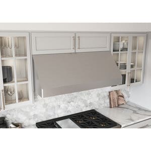 Zephyr Tempest II Series 36 in. Convertible Canopy Pro Style Style Range Hood with 650 CFM, 6 Fan Speeds & 2 LED Lights - Stainless Steel, , hires