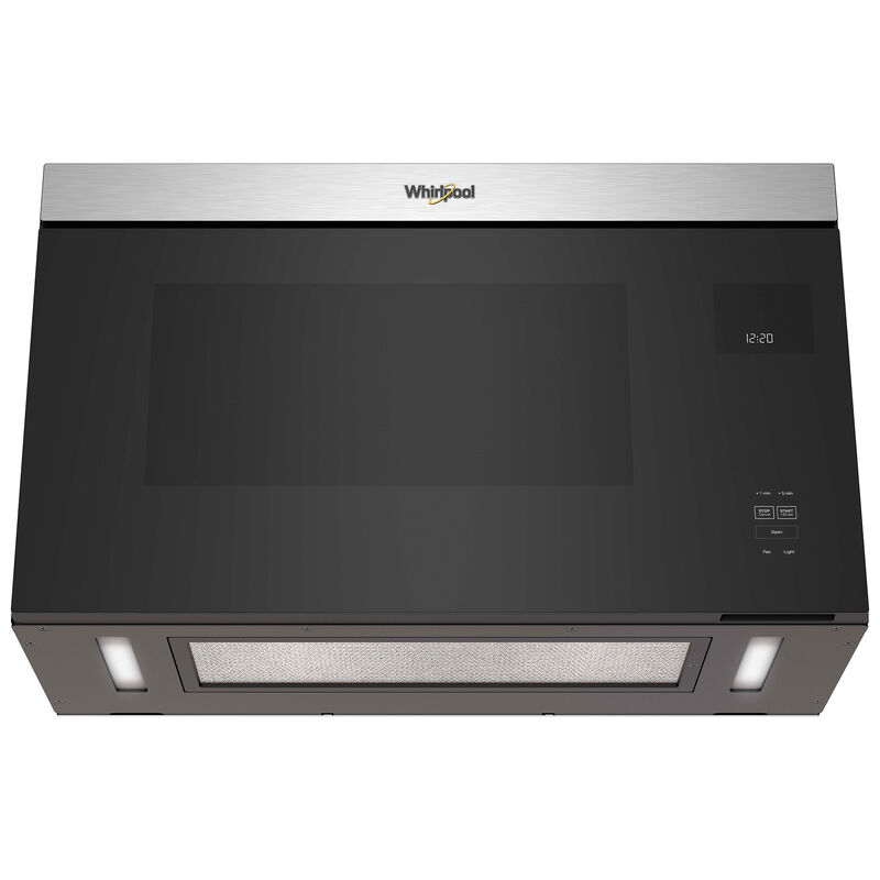 Whirlpool 30 in. 1.1 cu. ft. Over-the-Range Microwave with 10 Power Levels, 300 CFM & Sensor Cooking Controls - Fingerprint Resistant Stainless Steel, Fingerprint Resistant Stainless, hires
