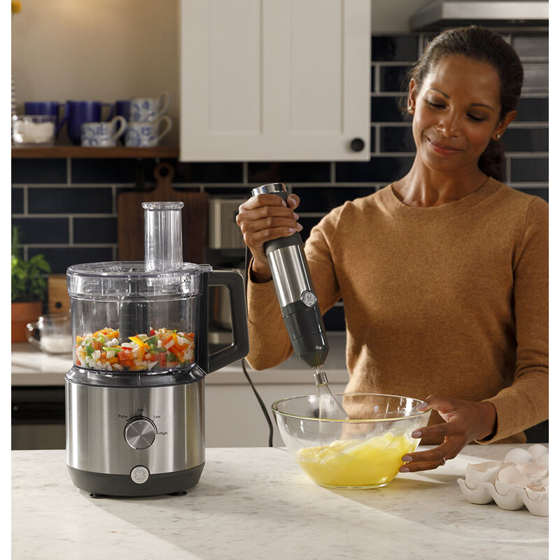 GE 12-Cup Food Processor with Accessories, , hires