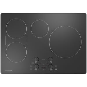 Monogram 30 in. 4-Burner Smart Induction Cooktop with Power Burner - Graphite Black, , hires