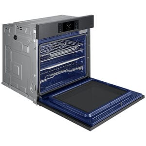 Samsung Bespoke 30 in. 5.1 cu. ft. Smart Steam Electric Single Wall Oven with Dual Convection - Matte Black, , hires