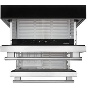 KitchenAid 24 in. 4.3 cu. ft. Double Refrigerator & Freezer Drawers - Stainless Steel, , hires