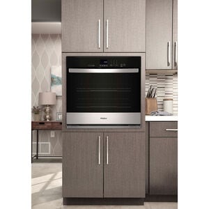 Whirlpool 27 in. 4.3 cu. ft. Electric Single Wall Oven - Stainless Steel, , hires