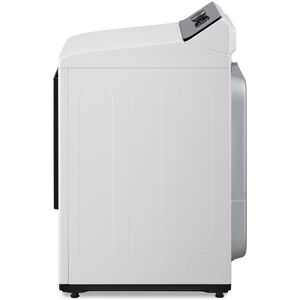 LG 27 in. 7.3 cu. ft. Smart Electric Dryer with EasyLoad Door & AI Sensor Dry - Alpine White, Alpine White, hires
