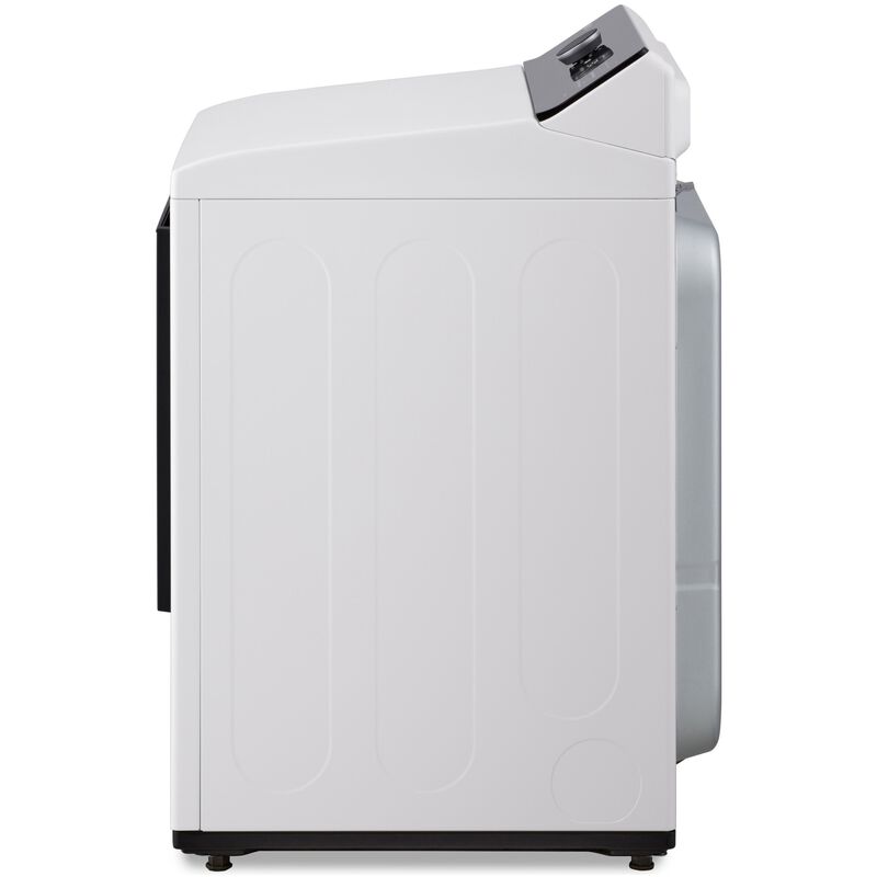 LG 27 in. 7.3 cu. ft. Smart Electric Dryer with EasyLoad Door & AI Sensor Dry - Alpine White, Alpine White, hires
