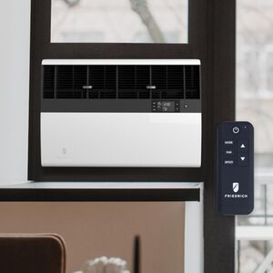 Friedrich Kuhl Inverter Series 12,600 BTU 230V Smart Window/Wall Air Conditioner with Heat Pump, 3 Fan Speeds, Remote Control - Cool Grey, , hires