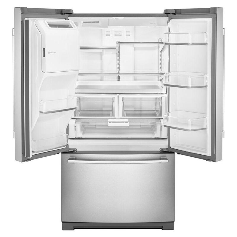 Maytag 36 in. 26.8 cu. ft. French Door Refrigerator with Ice & Water Dispenser - Fingerprint Resistant Stainless Steel, , hires