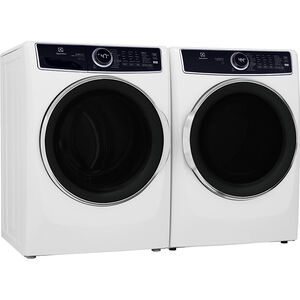 Electrolux 600 Series 27 in. 8.0 cu. ft. Stackable Electric Dryer with Balance Dry, Instant Refresh, Perfect Steam & Sanitize Cycle - White, White, hires