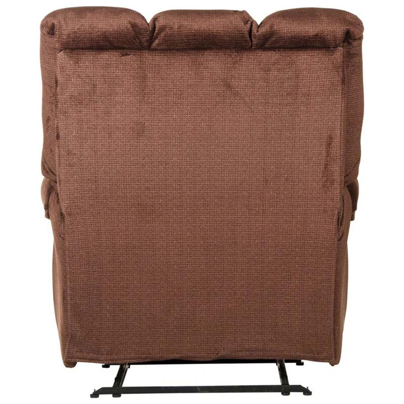 Catnapper Malone 4257 Power Lay Flat Recliner with Extended Ottoman - Merlot, , hires