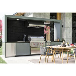 Sub-Zero Designer Series 24 in. Built-In 5.4 cu. ft. Left- Hinged Smart Outdoor Undercounter Refrigerator - Custom Panel Ready, , hires