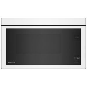 KitchenAid 30 in. 1.1 cu. ft. Over-the-Range Microwave with 10 Power Levels, 400 CFM & Sensor Cooking Controls - White, White, hires