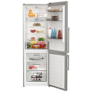 Blomberg 24 in. 11.4 cu. ft. Counter Depth Bottom Freezer Refrigerator - Stainless Steel, , hires