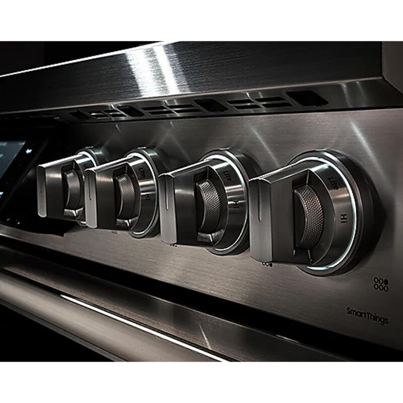 Dacor Transitional Series 48 in. 8.8 cu. ft. Smart Air-Fry Dual Convection Steam Double Oven Dual Fuel Range with 6 Sealed Burners - Silver Stainless, , hires