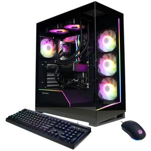 CyberPowerPC Gamer Supreme Desktop with Intel Core i7-14700KF, 14th Gen, 3.4 GHz, 20-Core CPU, NVIDIA GeForce RTX 5070, 12GB VRAM GPU, 32 GB RAM, 1 TB SSD & Windows 11 Home - Black, , hires