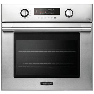 Signature Kitchen Suite 30 in. 4.7 cu. ft. Smart Electric Single Wall Oven with True European Convection - Stainless Steel, , hires