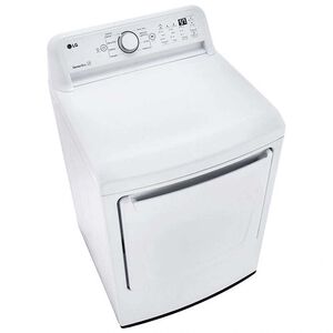 LG 27 in. 7.3 cu. ft. Gas Dryer with Delicate Cycle & Sensor Dry Technology - White, , hires