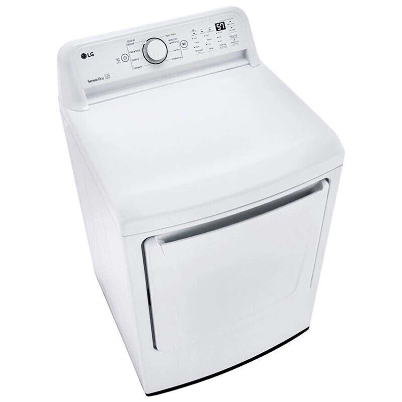 LG 27 in. 7.3 cu. ft. Gas Dryer with Delicate Cycle & Sensor Dry Technology - White, , hires