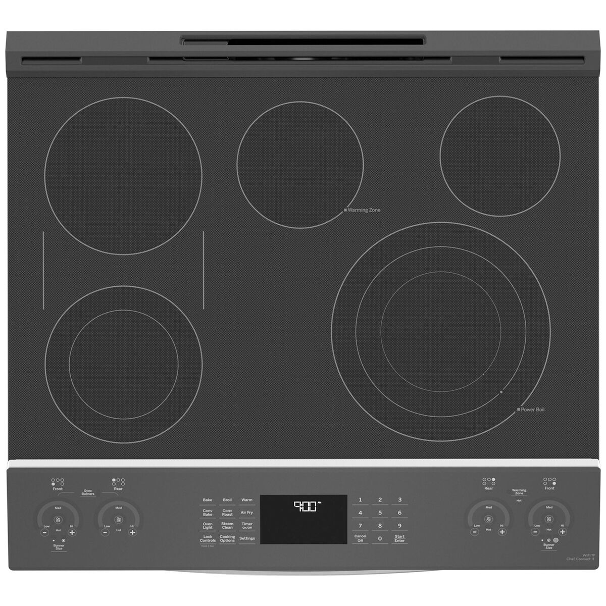 Ge electric stove with air fryer on sale