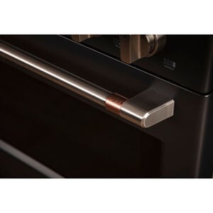 Cafe Commercial-Style 48 in. 8.2 cu. ft. Smart Air Fry True European Convection Double Oven Dual Fuel Range with 6 Sealed Burners & Griddle - Matte Black, Matte Black, hires