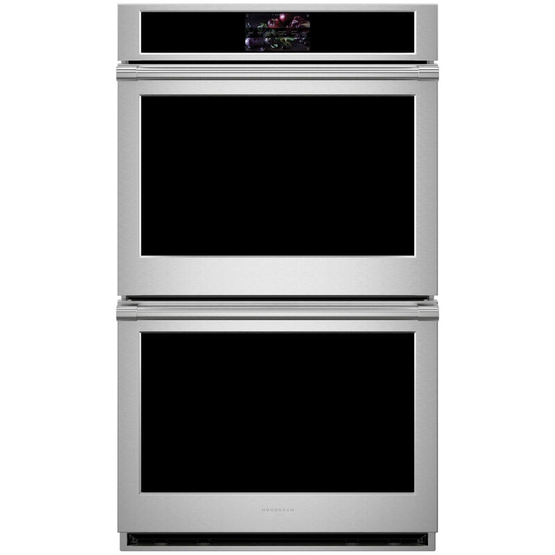 Monogram 30" 10.0 Cu. Ft. Electric Smart Double Wall Oven with True European Convection & Self Clean - Stainless Steel, , hires
