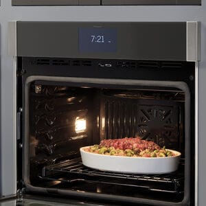 GE Profile 30 in. 5 cu. ft. Smart Electric Single Wall Oven with True European Convection - Stainless Steel, Stainless Steel, hires