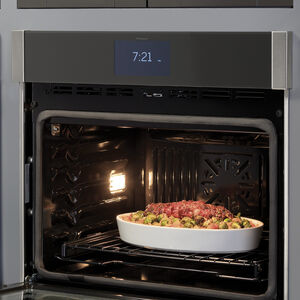 GE Profile 30" 5.0 Cu. Ft. Electric Smart Wall Oven with True European Convection & Self Clean - Stainless Steel, Stainless Steel, hires