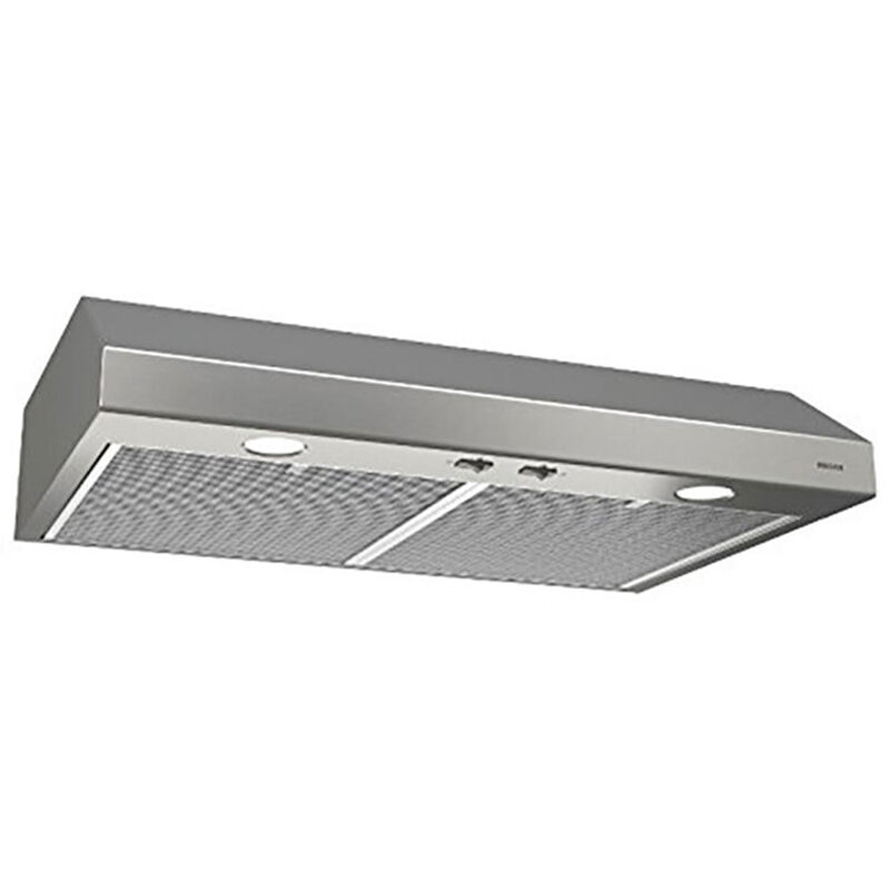 Broan 30 in. Standard Style Range Hood with 2 Speed Settings, 300 CFM, Convertible Venting & 2 Halogen Lights - Stainless Steel, , hires