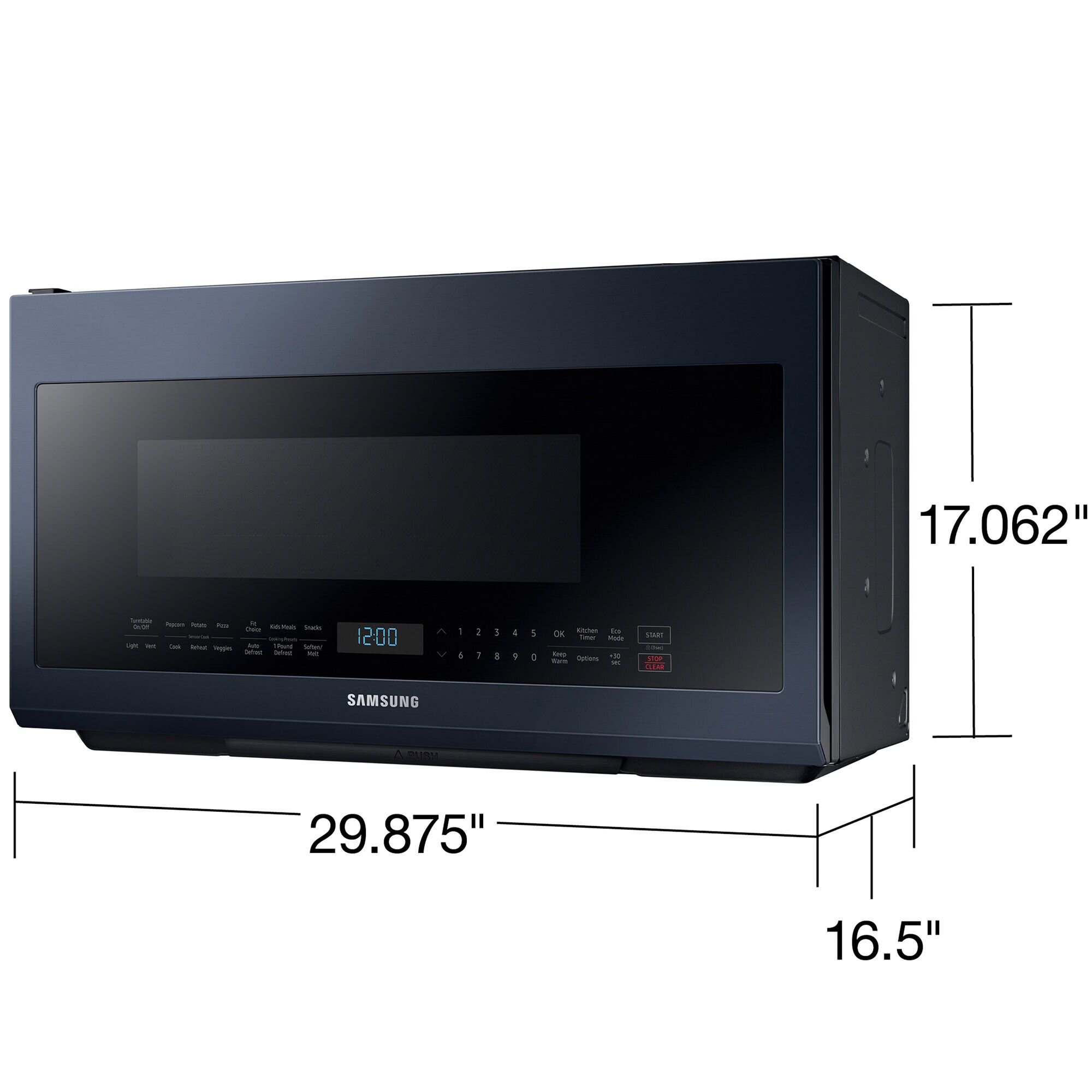 samsung stove top microwave