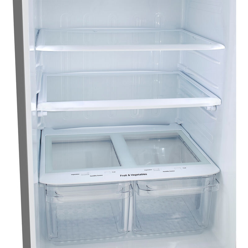 LG 30 in. 20.2 cu. ft. Top Freezer Refrigerator with Factory Installed Ice Maker -Stainless Steel, , hires
