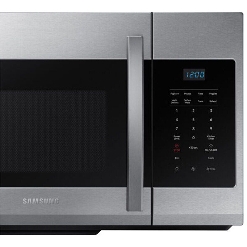 Samsung 30 in. 1.7 cu. ft. 1000W Over-the-Range Microwave with 300 CFM - Stainless Steel, Stainless Steel, hires