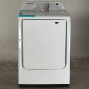 Samsung 27 in. 7.2 cu. ft. Electric Dryer with Delicate Cycle & Sensor Dry - White (Open Box Good Condition), , hires