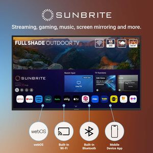 SunBrite TV - Veranda 4 Series 75" Class Full Shade 4K UHD LED Smart webOS Outdoor TV, , hires