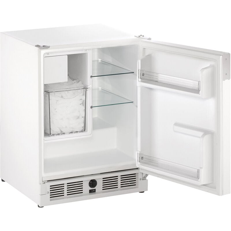 U-Line 21 in. 2.1 cu. ft. Built-In/Freestanding Beverage Center with Removable Shelves & Digital Control - White, , hires